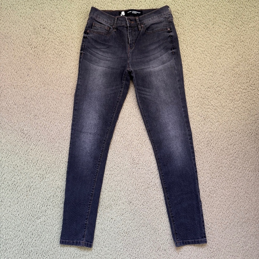 Karl Lagerfeld Paris gray slim jeans
